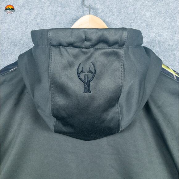 Huntworth Pullover Hoodie Green Long Sleeve Pockets Men's Size 2XL - Picture 9 of 16